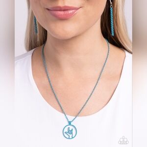 Abstract ASL Necklace